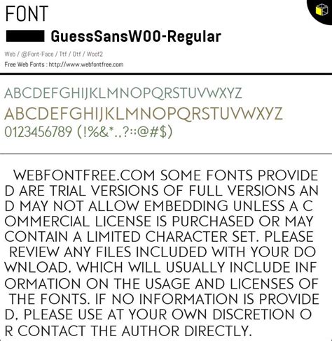 guesssw00 font.